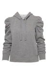 Rebecca Minkoff Janine Hoodie In Medium Heather Grey