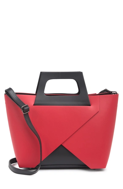 Markese Top Handle Tote In Red
