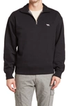 Rodd And Gunn Glen Eden Quarter-zip Pullover Sweatshirt In Noir