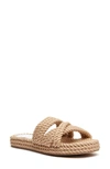 Kelsi Dagger Brooklyn Finn Slide Sandal In Straw