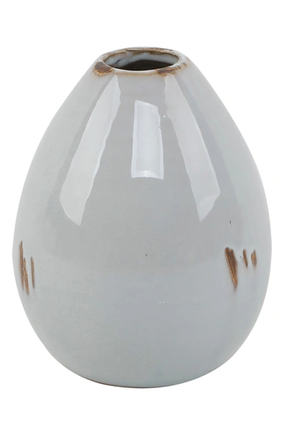 Flora Bunda 5.8" Ceramic Bud Vase In Grey