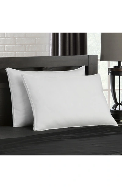 Ella Jayne Home Overstuffed Gel Filled 100% Cotton Dobby-box Shell Side/back Sleeper Pillow In White