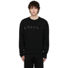 GIVENCHY BLACK STUDDED LOGO SWEATER