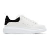 Alexander Mcqueen White Sneakers With Logo On The Tongue And Logo Lettering On The Rear In Leather Woman