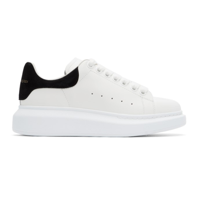 Alexander Mcqueen White & Black Oversized Sneakers In 9061 White/black