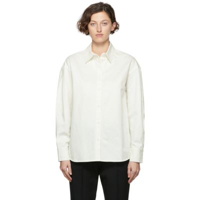 Caes Off-white Relaxed Blouse In Off White
