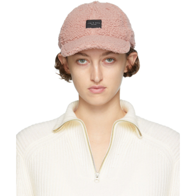 rag & bone Addison Faux Shearling Baseball Cap rag & bone Baseball Caps Hats for Women for sale - eBay main image 4