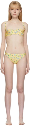 Mirror Palais Ssense Exclusive Multicolor Girasoli Sweetheart Bikini In Girasoli