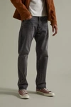 Levi's Mens Performance Slim Tapered Leg Jeans In Washed Black
