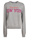Giada Benincasa Logo Embroidered Ribbed Sweater In Grey