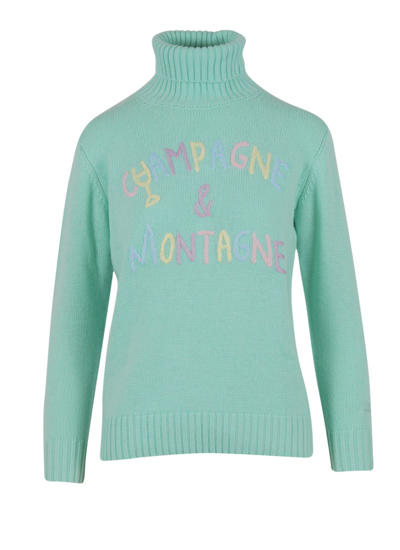 Mc2 Saint Barth Women's Light Blue Other Materials Sweater