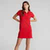 Polo Ralph Lauren Cotton Mesh Polo Dress In Rl 2000 Red