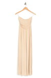 West Kei Strapless Dress In Sand