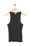 James Perse Ribbed Knit Tank In Abyss