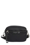 Longchamp Green District Camera Recycled Crossbody Bag In Black