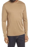 Robert Barakett Georgia Long Sleeve T-shirt In Shitake