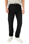 7 For All Mankind Luxe Performance Slimmy Slim Fit Jeans In Black In Silver