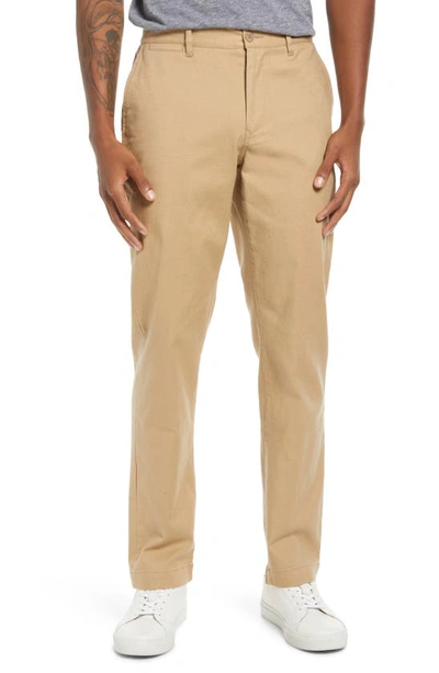 The Normal Brand Stretch Canvas Trousers In Green