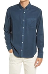 Nn07 Levon Slim Fit Button-down Shirt In Ocean