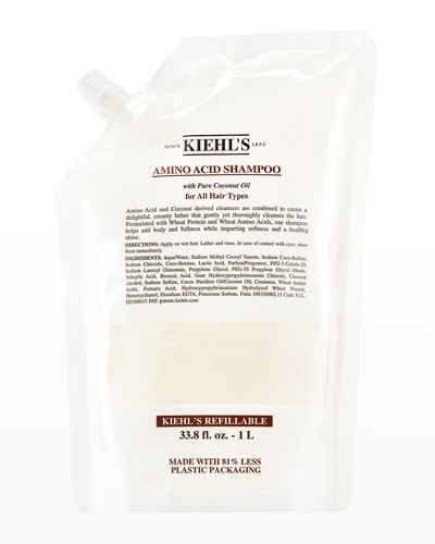 Kiehl's Since 1851 33.8 Oz. (1l) Amino Acid Shampoo Refill Pouch In No Color