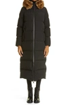 Moncler Bellevalia Quilted Shell Down Coat In Black