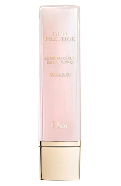Dior Prestige Le Micro-serum De Rose Yeux Advanced Eye Serum 0.7 Oz. In Multi