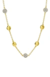 FREIDA ROTHMAN RADIANCE STATION NECKLACE,RNPYZN13-16E