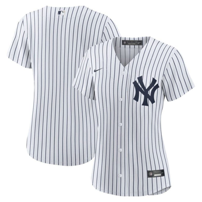 Nike White New York Yankees Home Replica Team Jersey In White