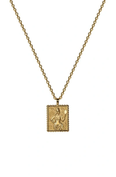 AWE INSPIRED AWE INSPIRED MINI OSHUN PENDANT NECKLACE,10-1200-M-GV-11-2022-GV