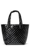 Mz Wallace Medium Metro Tote Deluxe In Black