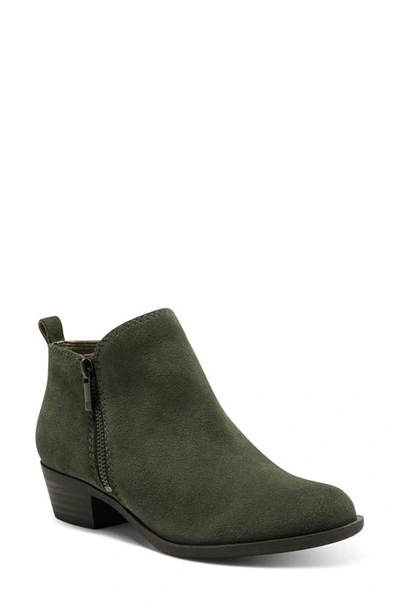 Lucky Brand Basel Bootie In Olive Night
