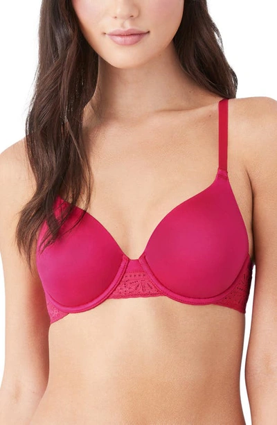 B.tempt'd By Wacoal Future Foundations Contour Underwire Bra In Bright Rose