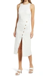 Black Halo By Laurel Berman Campbell Sheath Dress In Cream