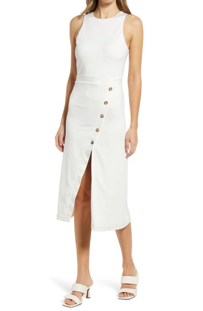 Black Halo By Laurel Berman Campbell Sheath Dress In Cream