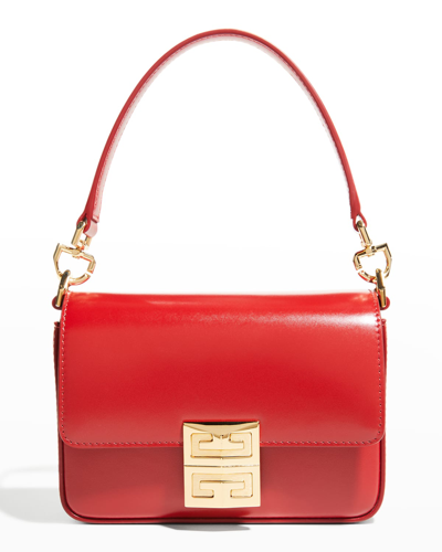 Givenchy 4g Small Crossbody Bag With Cube Chain In 601 Dark Red