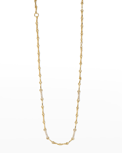 Azlee Small Circle Chain With Pave Links