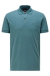 Hugo Boss Regular-fit Polo Shirt With Logo Embroidery- Green Men's Polo Shirts Size Xl