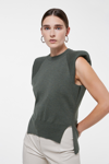 Pre-spring 2021 Ready-to-wear Collins Recycled Knit Tank In Army Green