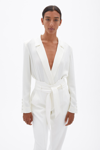 Pre-spring 2021 Ready-to-wear Etta Blazer Bodysuit In White