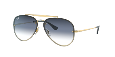Ray Ban Ray In Blue Gradient Mirror