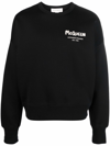 Alexander Mcqueen Black Embroidered Graffiti Sweatshirt In Black