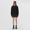 Burberry Black Aurore Vintage Check Hoodie In Black