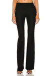 Alexander Mcqueen Narrow Bootcut Trouser In Black