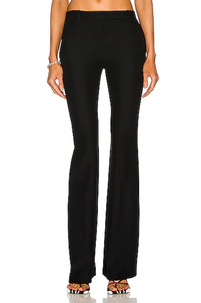 Alexander Mcqueen Narrow Bootcut Trouser In Black