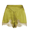 GILDA & PEARL LACE-EMBROIDERED GOLDEN HOUR SHORTS,17651185