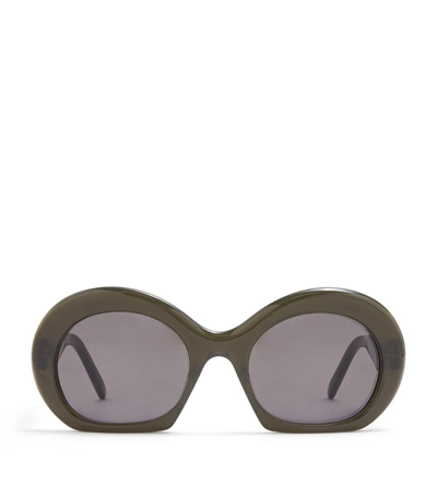 Loewe Halfmoon Sunglasses In Black