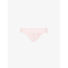 Hanky Panky Womens Bliss Pink Signature Original-rise Stretch-jersey Thong 1 Size