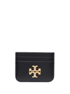 Tory Burch Eleanor Card Holder In Schwarz