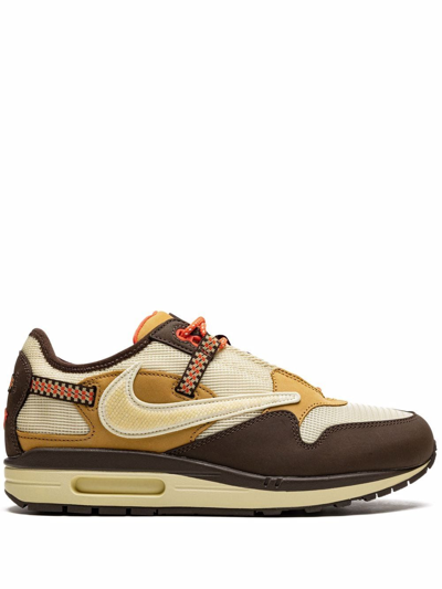 Nike X Travis Scott Air Max 1 Low-top Trainers In Brown