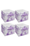 Sorbus Foldable Storage Box In Purple